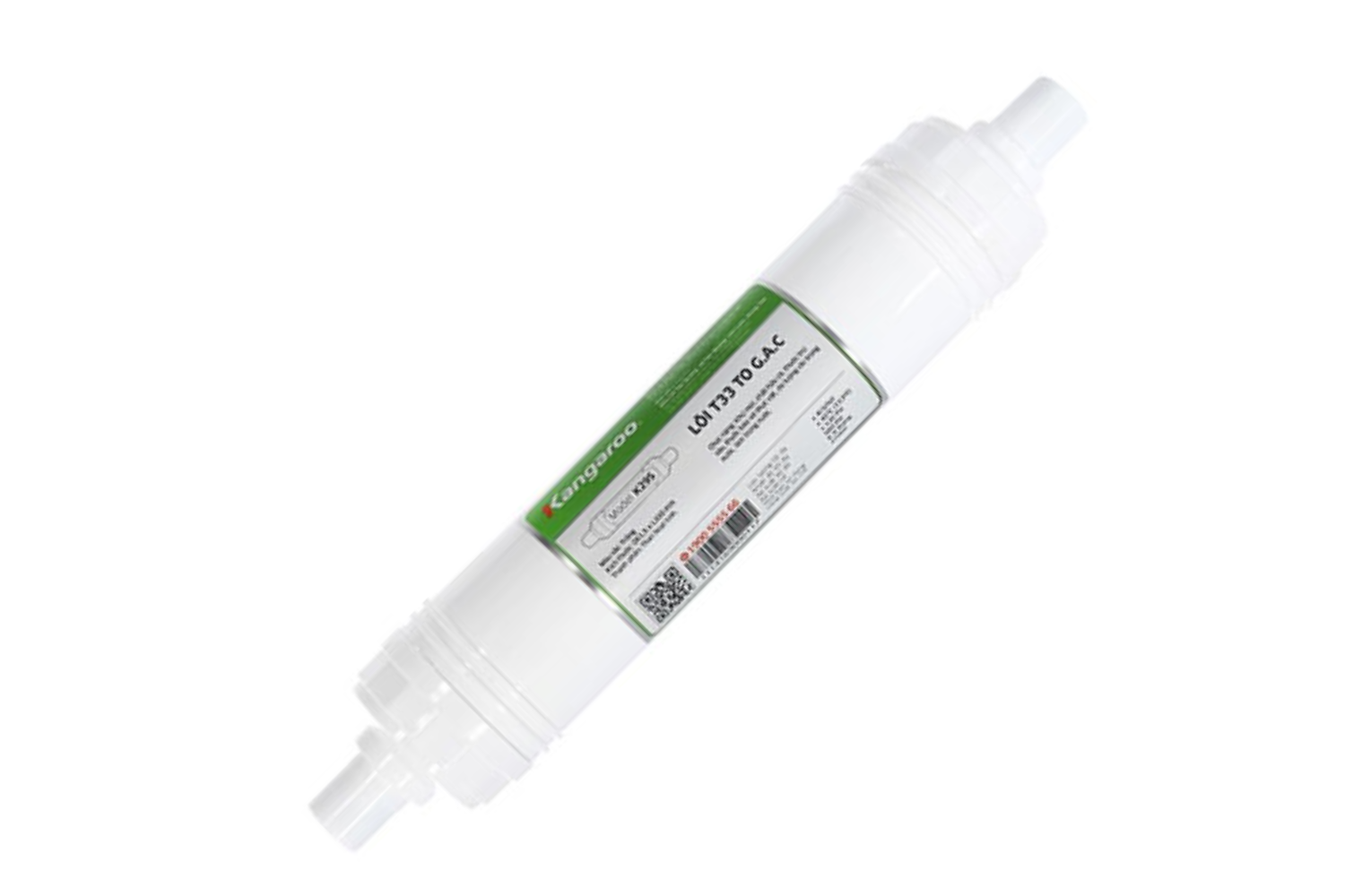 Lõi T33 TO GAC Trắng Sứ (XB) là lõi lọc số 2 thuộc dòng Extra (XB) nâng cấp