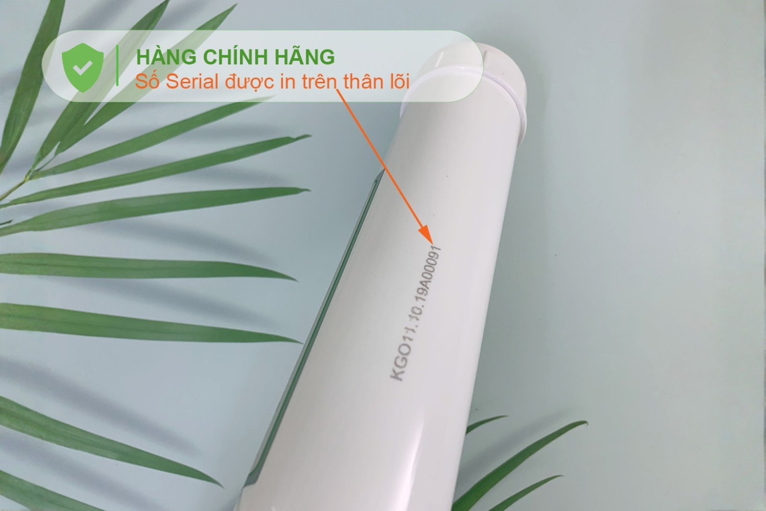 Lõi lọc OrpH Hydrogen HA màu trắng – nối nhanh XB tối ưu khả năng chống oxy hóa