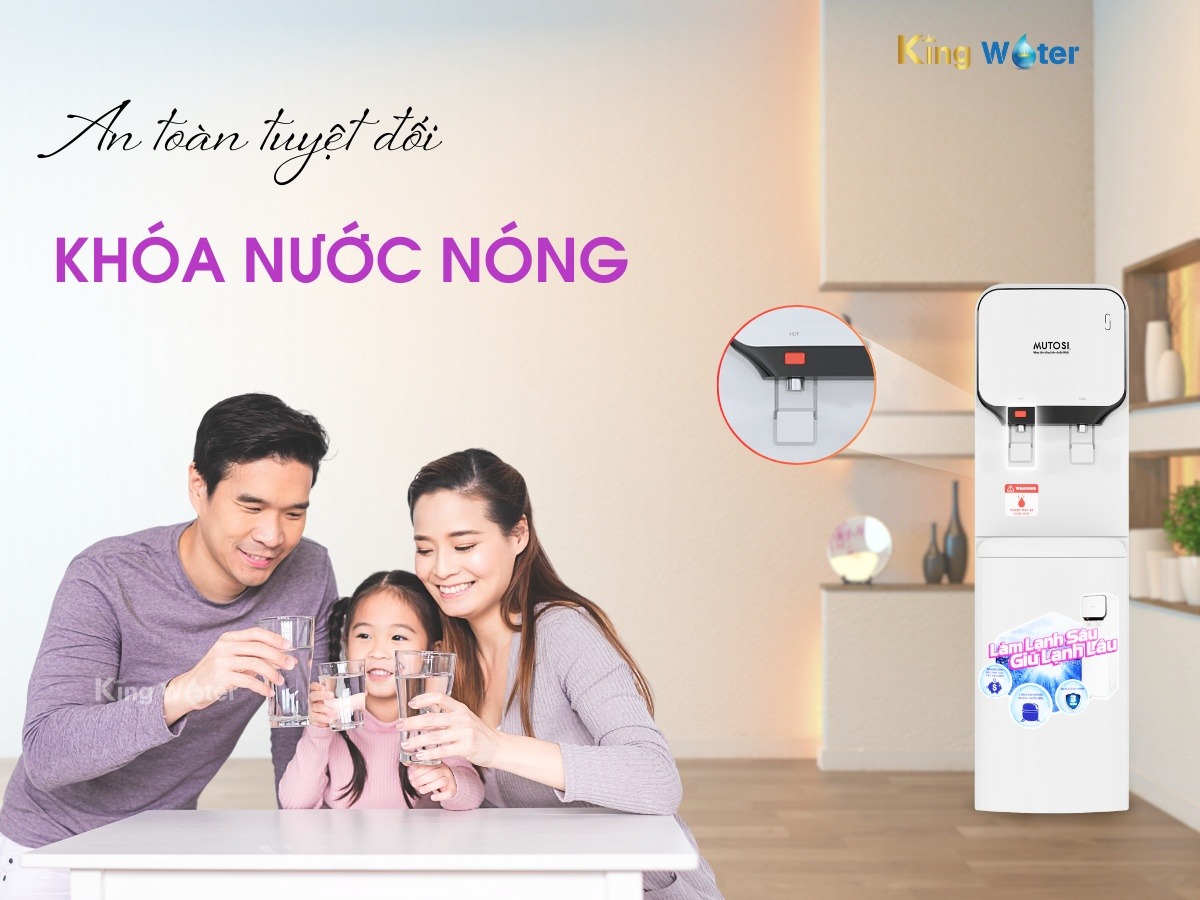 Trang bị khóa vòi nóng an toàn cho trẻ nhỏ