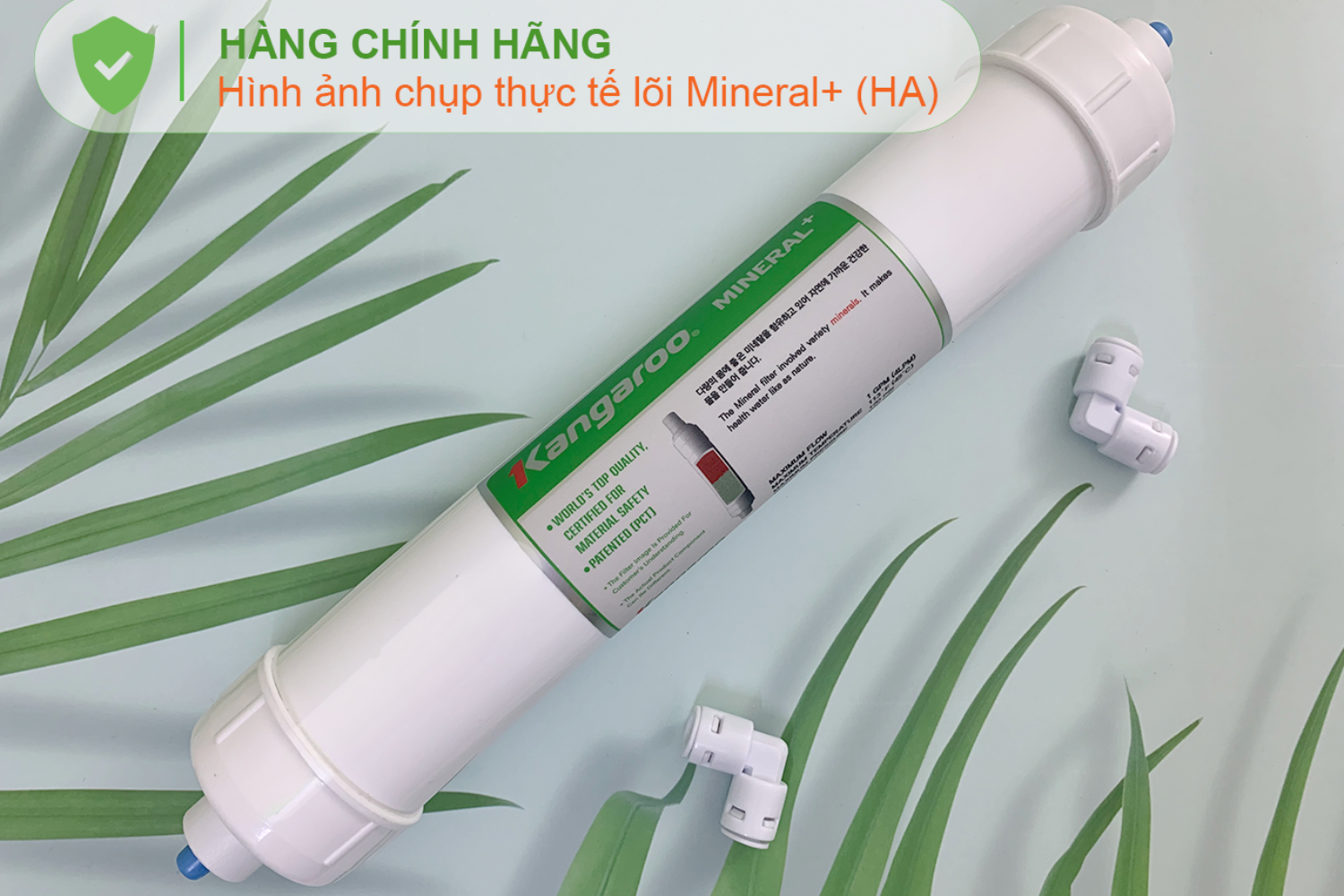 Lõi Kanagroo&nbsp;Hydrogen Mineral (HA) số 08 chính là bước&nbsp;tái tạo và cân bằng hàm lượng khoáng chất