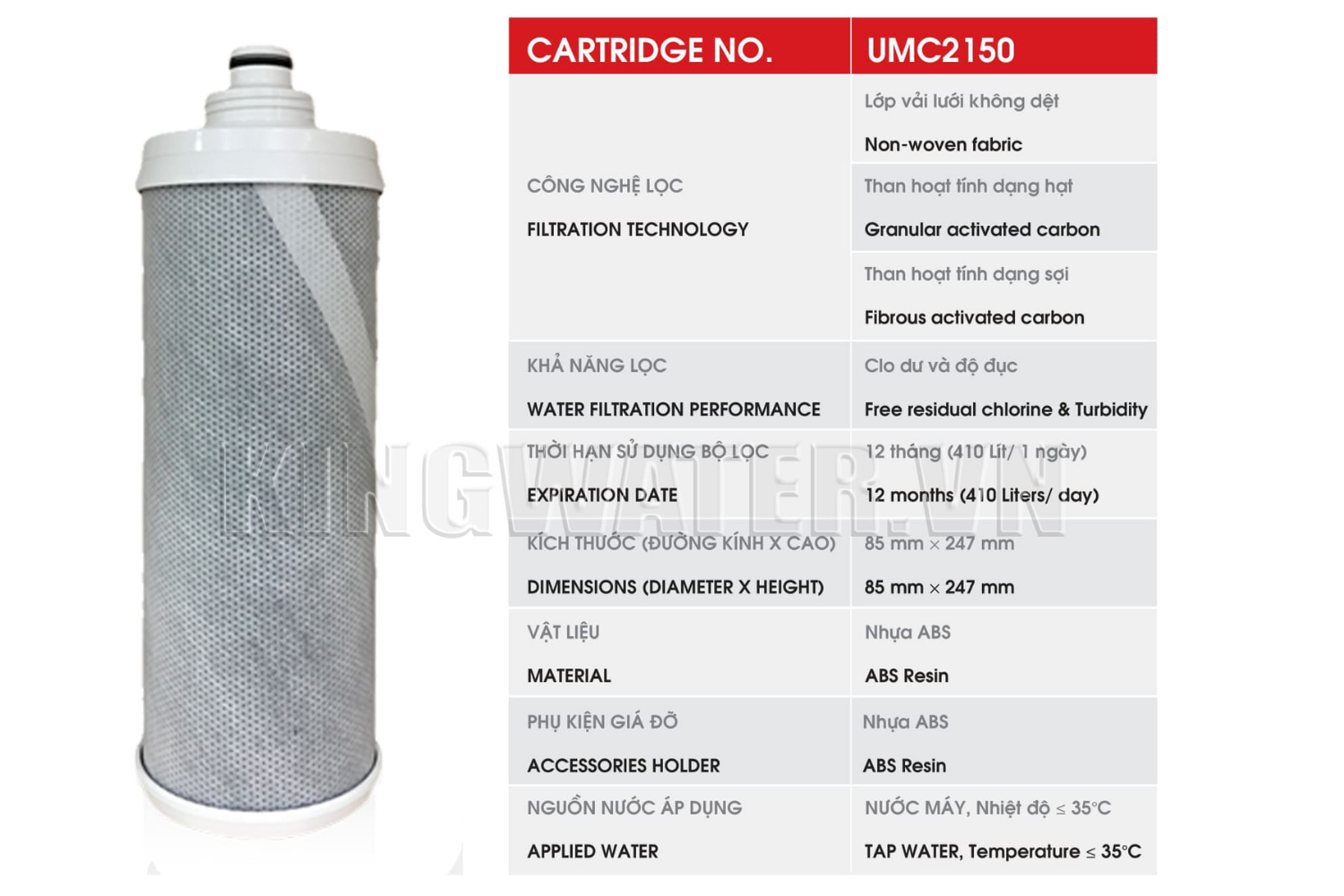 Máy lọc Cleansui MP02-3 có công suất cực lớn