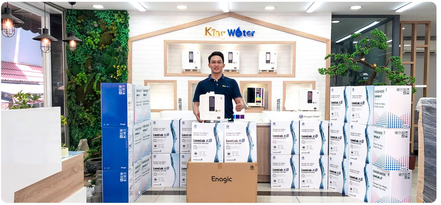 Toàn bộ máy lọc nước Enagic tại KingWater đều nhập khẩu chính hãng