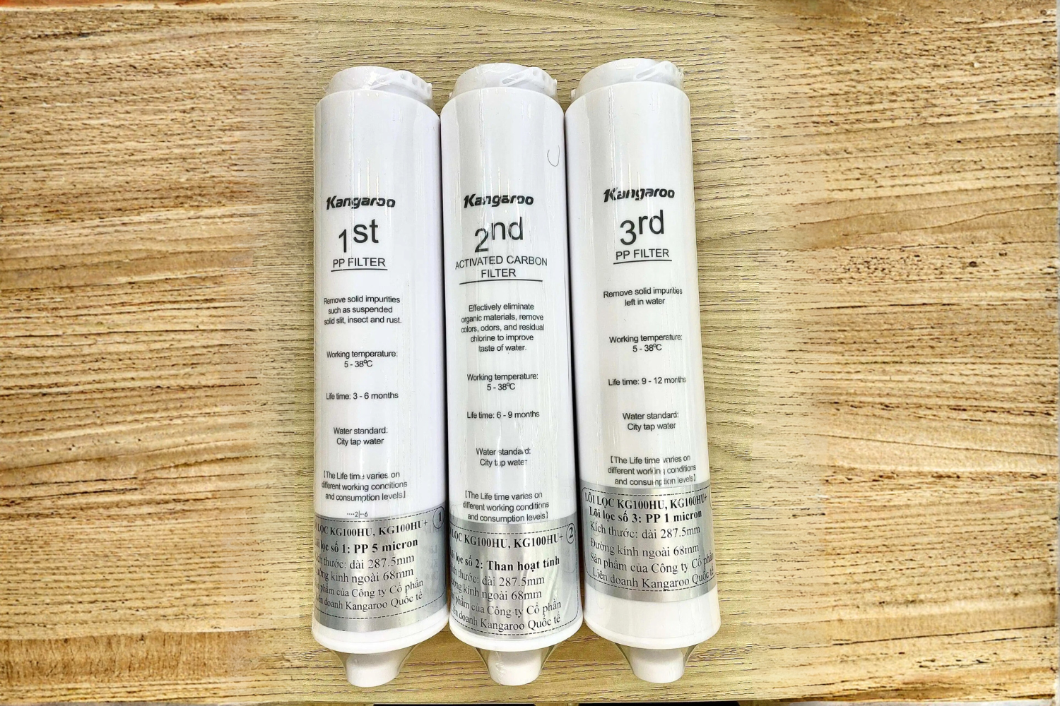 Lõi số 3 tập trung vào việc loại bỏ các tạp chất có kích thước rất nhỏ