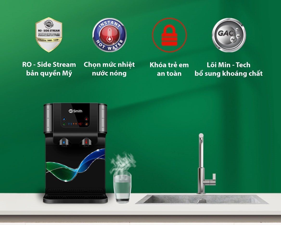 A.O.Smith – Chuẩn mực Mỹ cho nước uống cao cấp