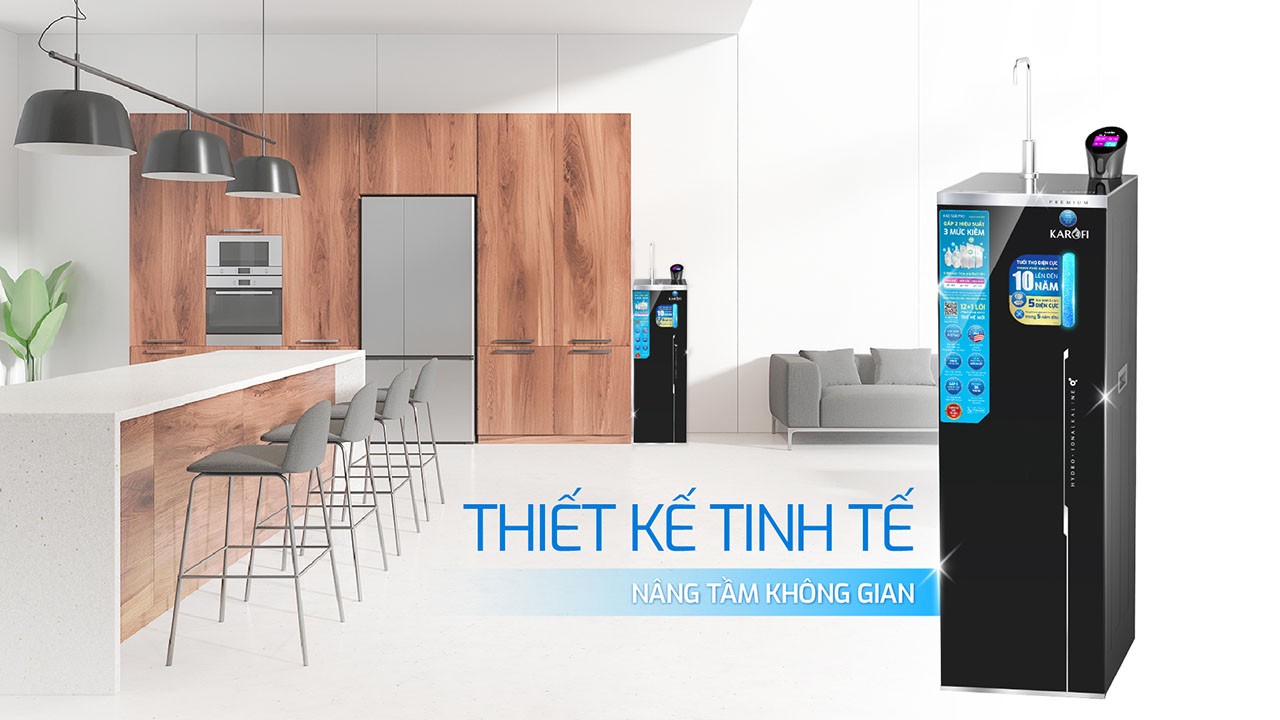 Karofi KAE‑S68 PRO với thiết kế sang trọng, tinh tế phù hợp mọi không gian sống