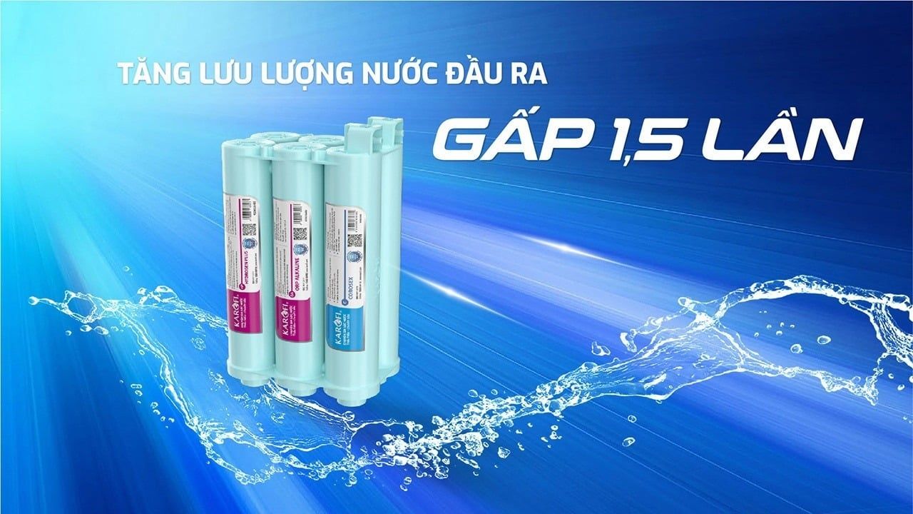 Cụm lõi chức năng SMAX HP 6.2 ION thiết kế tối ưu – Tăng 1,5 lần lưu lượng nước đầu vào