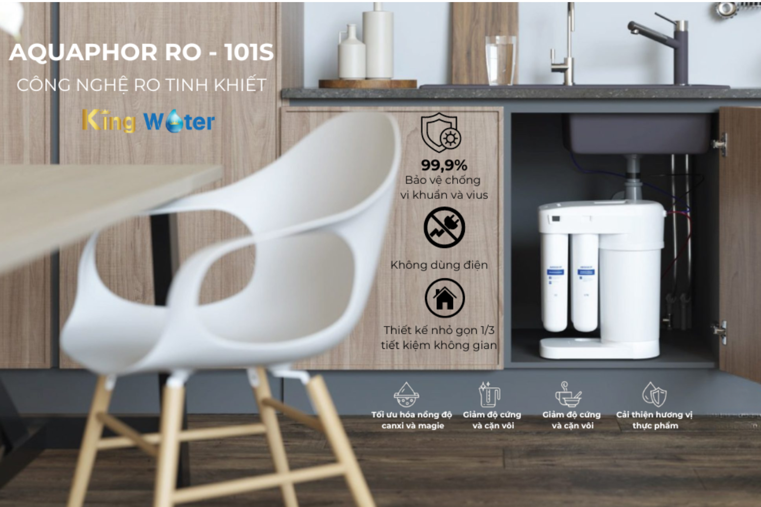 MÁY LỌC NƯỚC AQUAPHOR RO DWM 101S