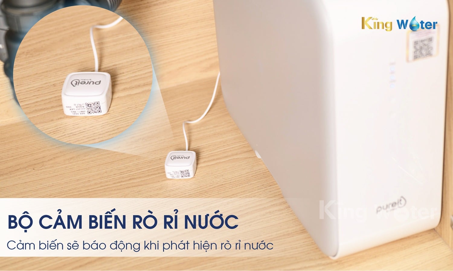 Pureit Delica UR5840 bộ cảm biến rò rỉ nước