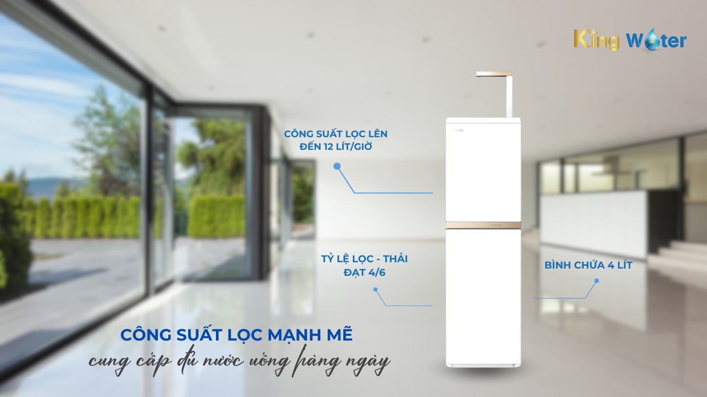 Công suất lọc mạnh mẽ, dung tích hợp lí