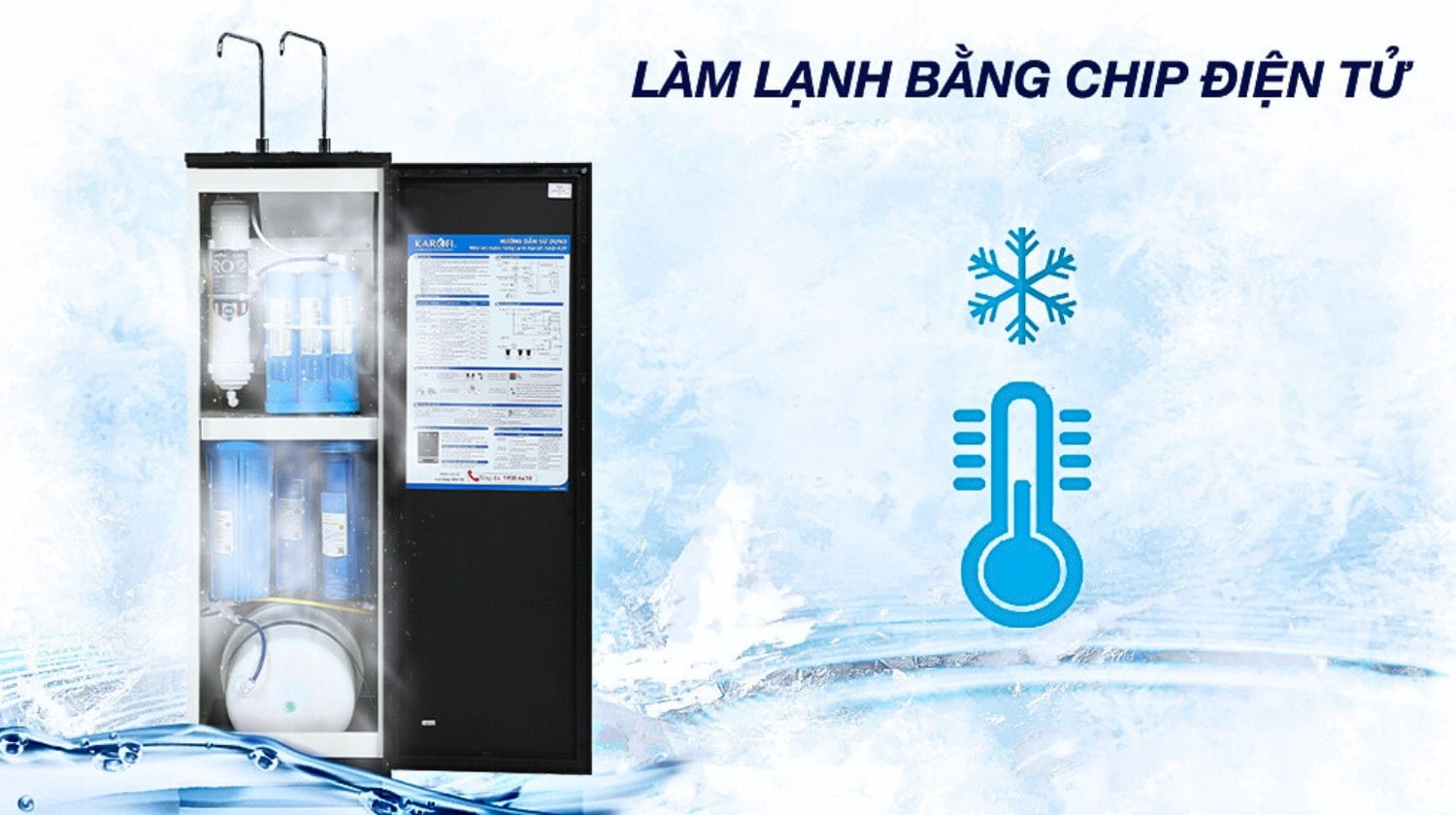 Karofi KAD-X39 – Hệ thống làm lạnh bằng chip điện tử