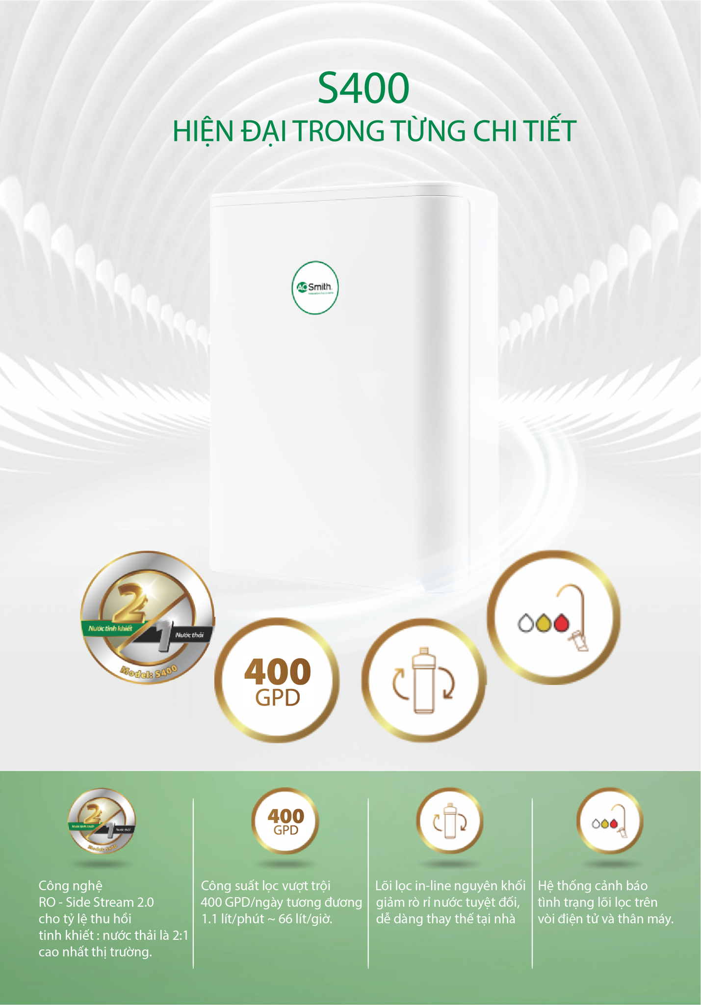 Lõi Lọc In-Line Nguyên Khối, Giảm Nguy Cơ Rò Rỉ