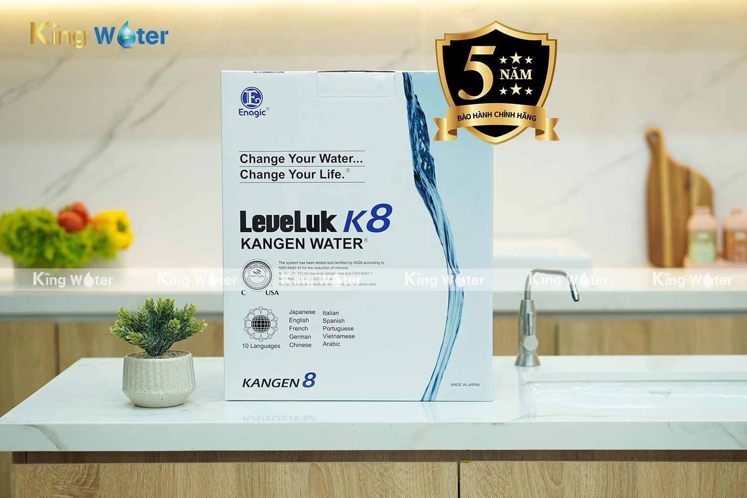 Bảo hành máy lọc nước Kangen K8 lên đến 5 năm