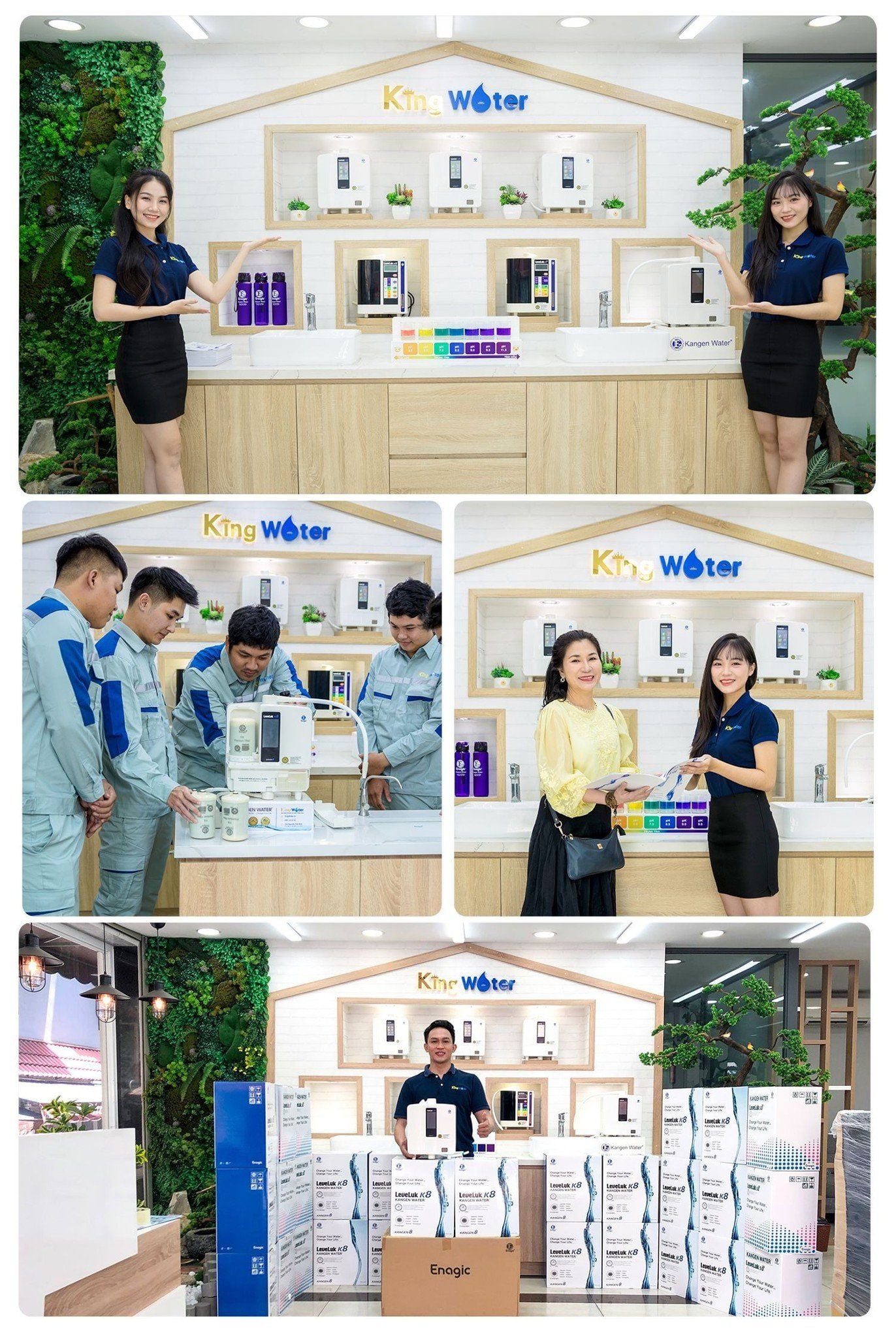 Cam kết 100% chính hãng chất lượng máy lọc nước Kangen K8 tại KingWater