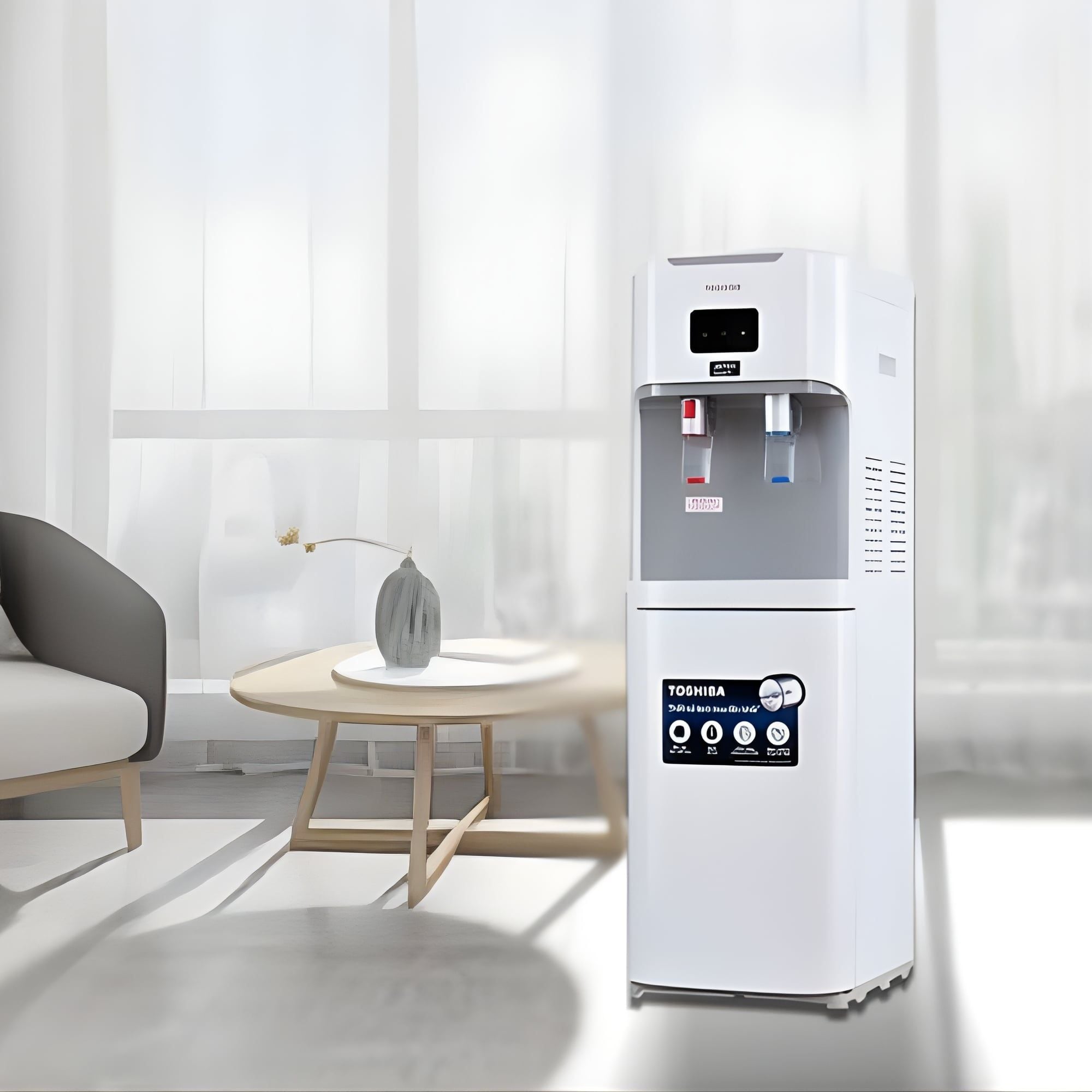 Thiết kế hiện đại với 2 màu trắng đen ấn tượng