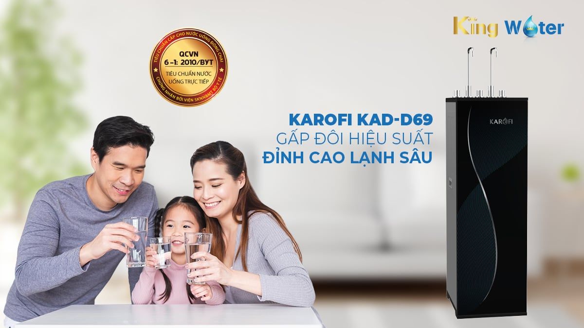 Karofi KAD-D69 - gấp đôi hiệu suất, đỉnh cao lạnh sâu