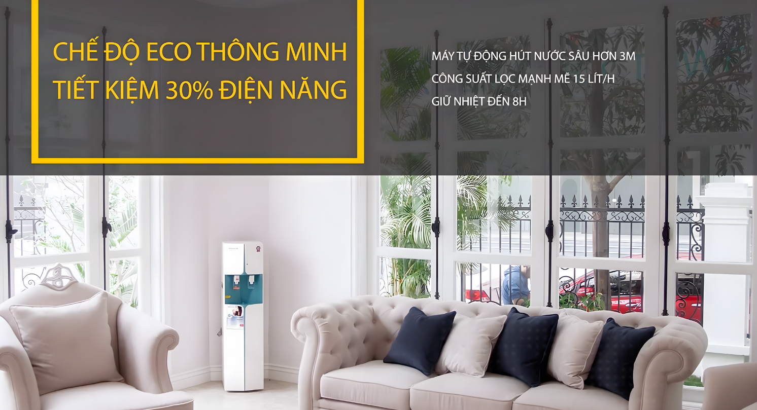 Chế độ ECO thông minh – Tối ưu điện năng, tiết kiệm đến 30%