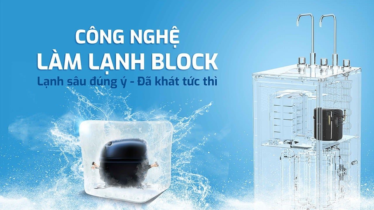 Công nghệ làm lạnh Block (máy nén)