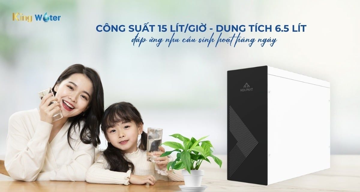 Công suất lọc mạnh mẽ, đáp ứng nhu cầu sinh hoạt hàng ngày