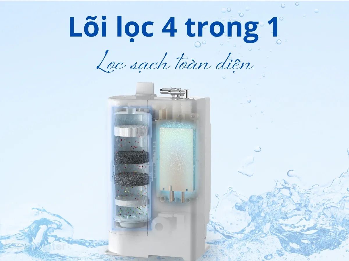 Panasonic TK-AB50 đã ứng dụng công nghệ lọc đa tầng trong 1 lõi lọc duy nhất