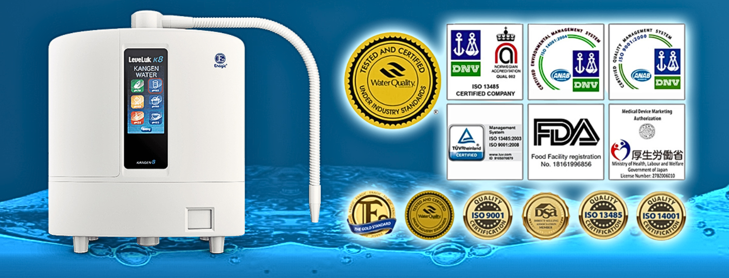 Một chiếc máy ion kiềm đạt chuẩn quốc tế thường có đầy đủ giấy tờ xác minh