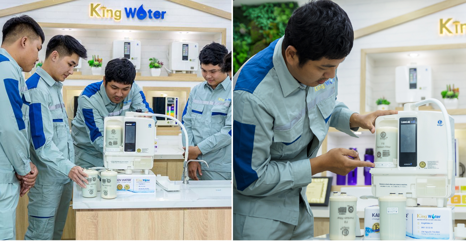 Máy lọc nước ion kiềm cần được bảo trì và thay lõi đúng cách