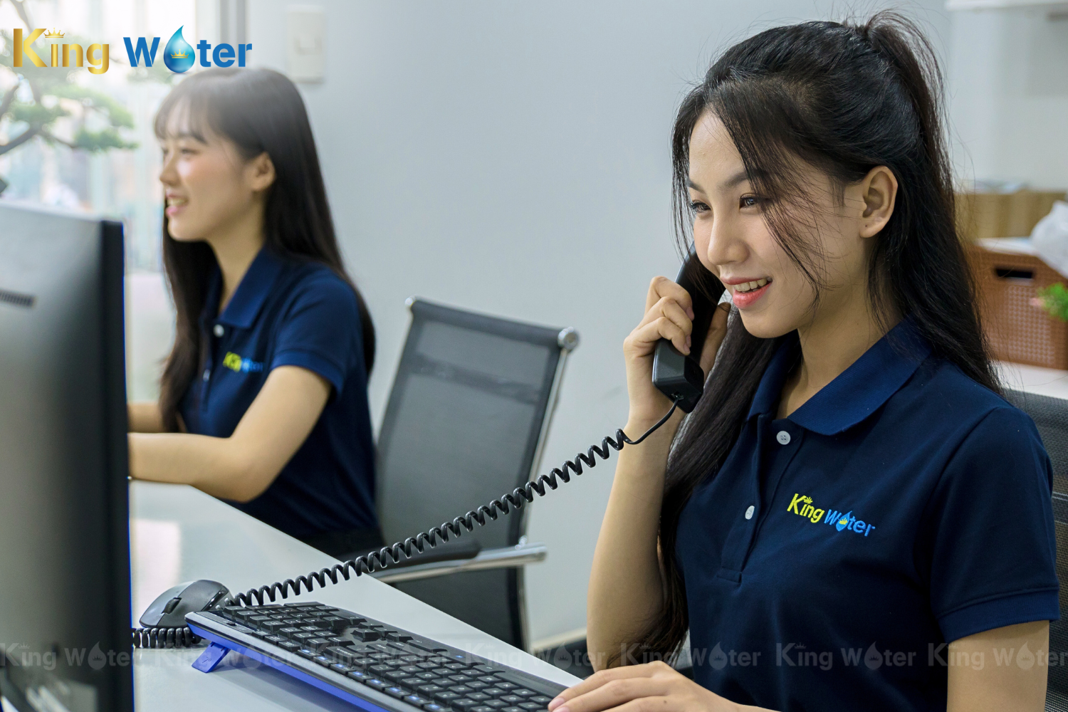 Đội ngũ chăm sóc khách hàng của KingWater sẽ liên hệ nhắc lịch thay lõi qua điện thoại