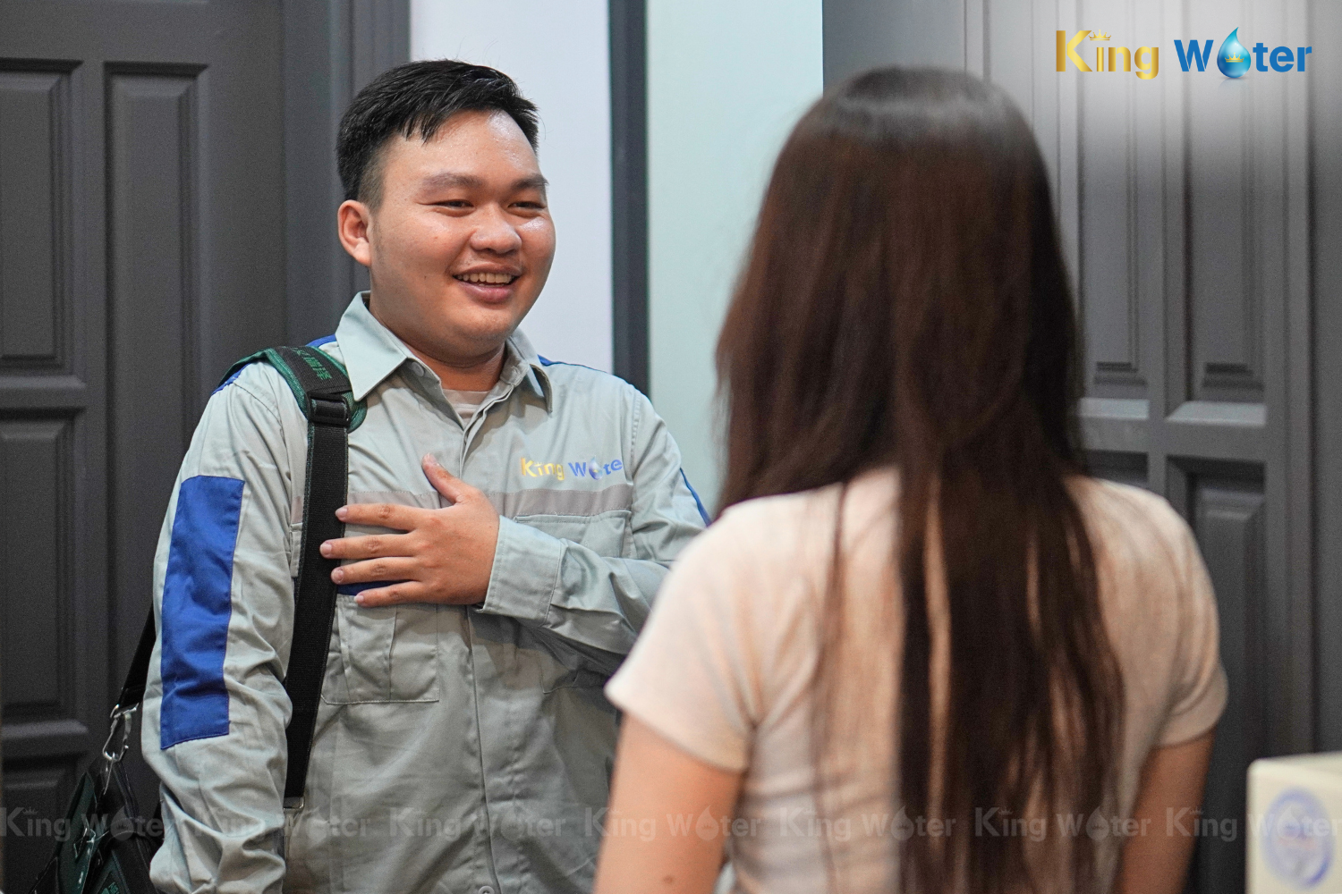 KingWater cam kết điều động kỹ thuật viên có mặt trong vòng 12 giờ