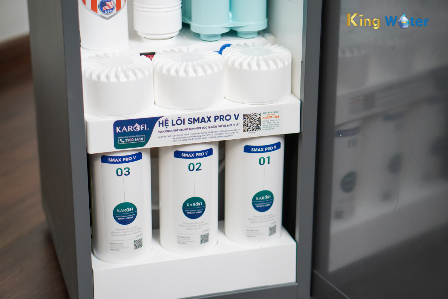 Hệ thống lõi lọc Karofi Smax Pro V