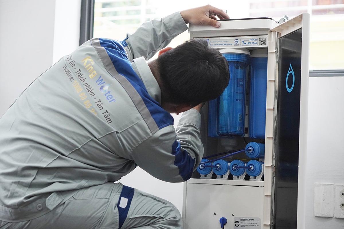 Dịch vụ uy tín, tận tâm khi mua máy lọc nước Karofi tại KingWater