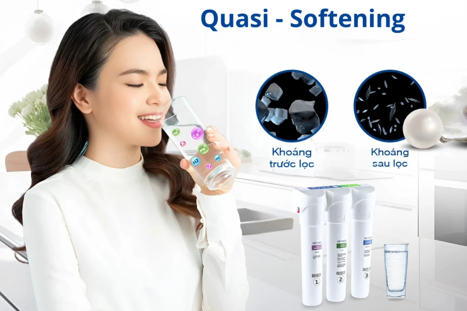 Công nghệ Quasi-softening chuyển đổi cấu trúc tinh thể khoáng chất thay vì loại bỏ chúng