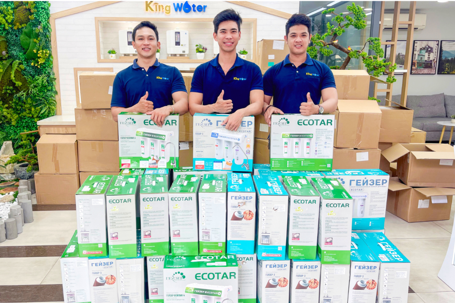 Nhà phân phối chính hãng KingWater đáp ứng nhu cầu lắp đặt, sửa chữa và thay thế linh kiện trong vòng 48 giờ