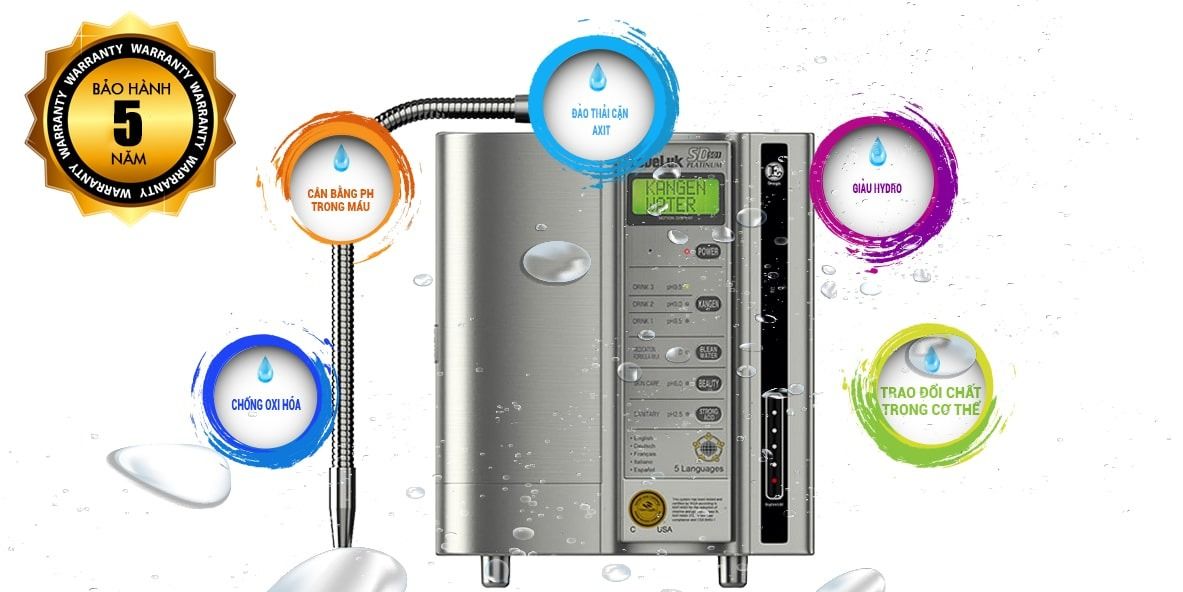 Thời hạn bảo hành máy lọc nước Kangen SD501 Platinum