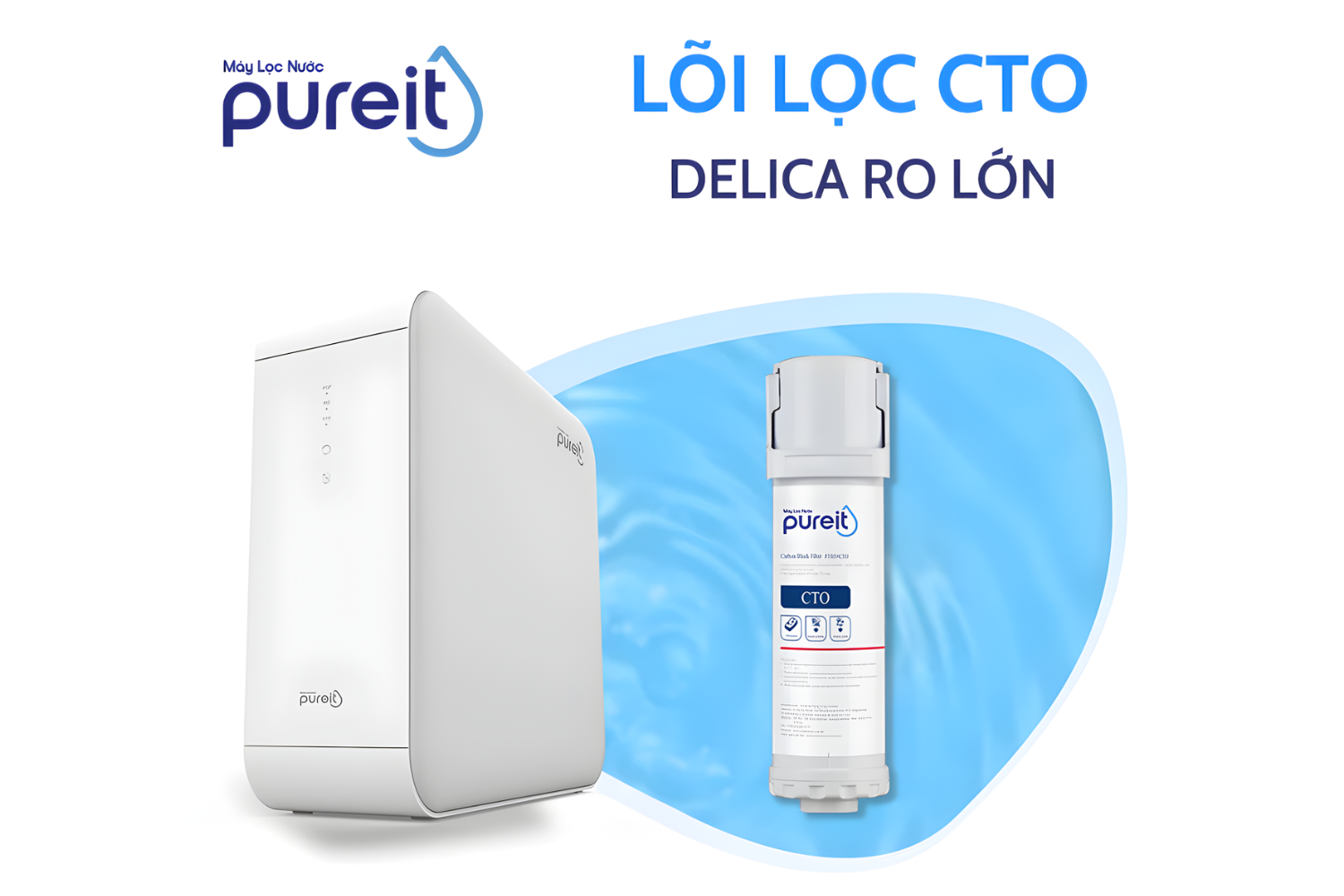 Thông tin chi tiết lõi lọc lõi lọc CTO&nbsp;cho Pureit Unilever Delica&nbsp;UR5440/UR5640