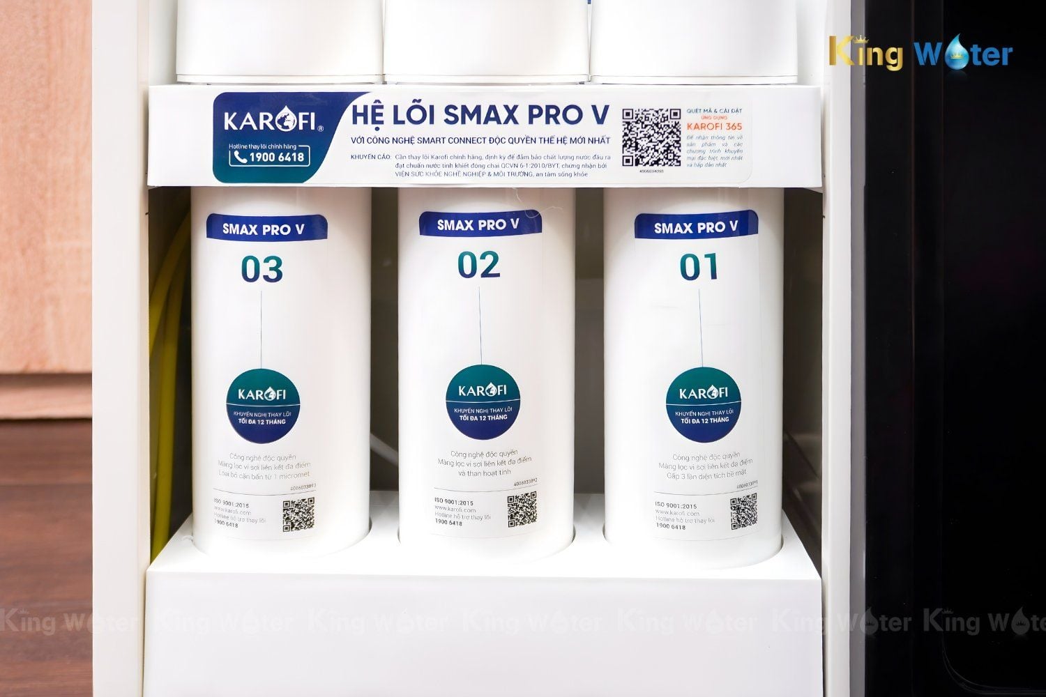 Hình thực tế nhóm lọc thô - Công nghệ lọc Smax Pro V