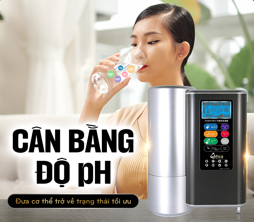 Nước ion kiềm – Bí quyết sống khỏe của người Nhật