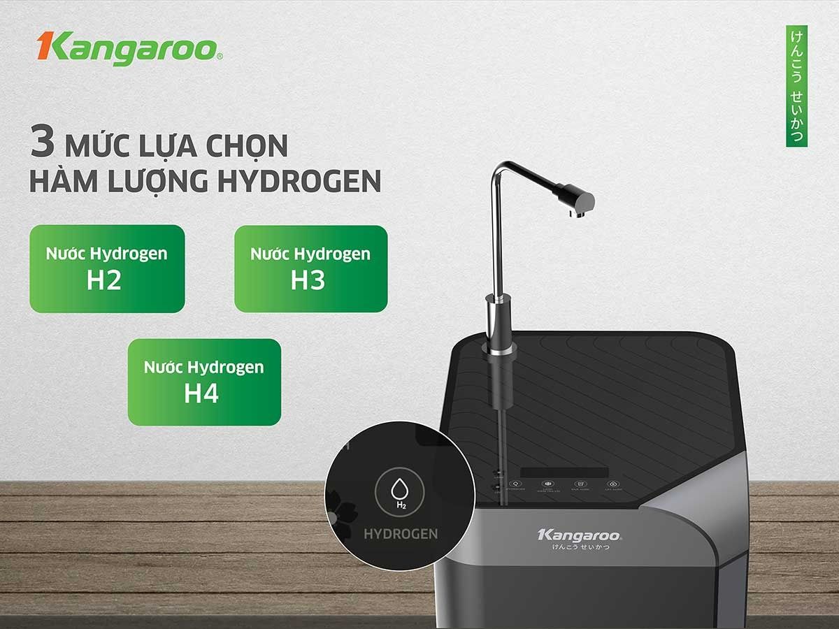 Tùy chọn 3 mức hàm lượng Hydrogen