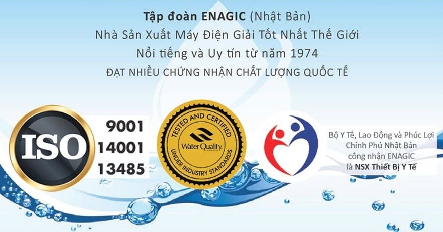Máy lọc Anespa DX đã đạt được rất nhiều chứng nhận và giải thưởng uy tín