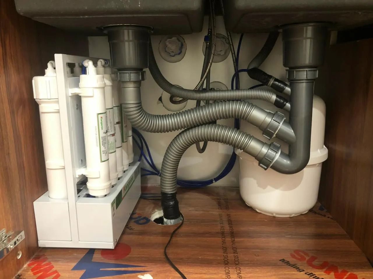 Lắp đặt thực tế máy lọc nước Kangaroo KGHP66