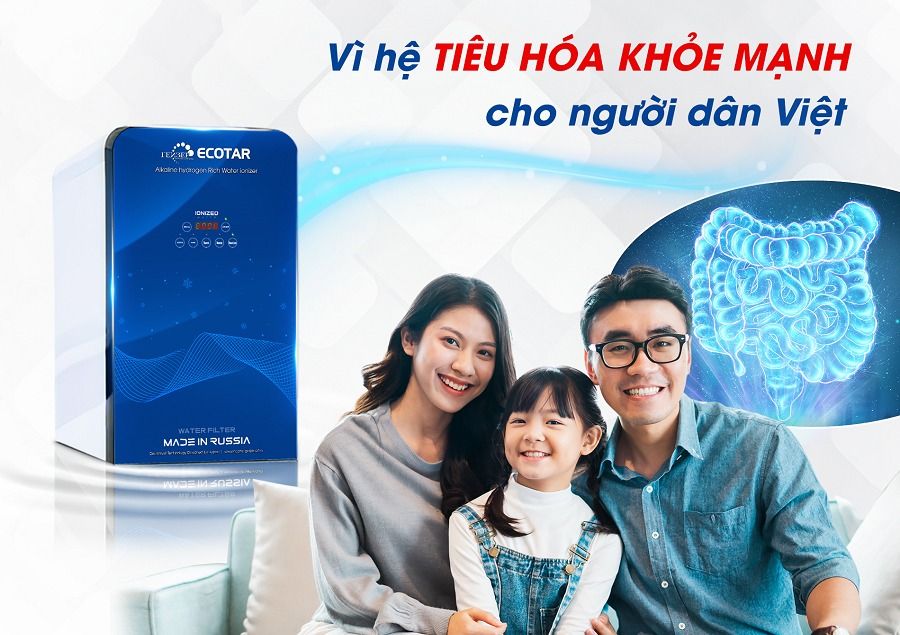 Máy Geyser Ecotar 9 cung cấp vi khoáng tự nhiên tốt cho sức khỏe