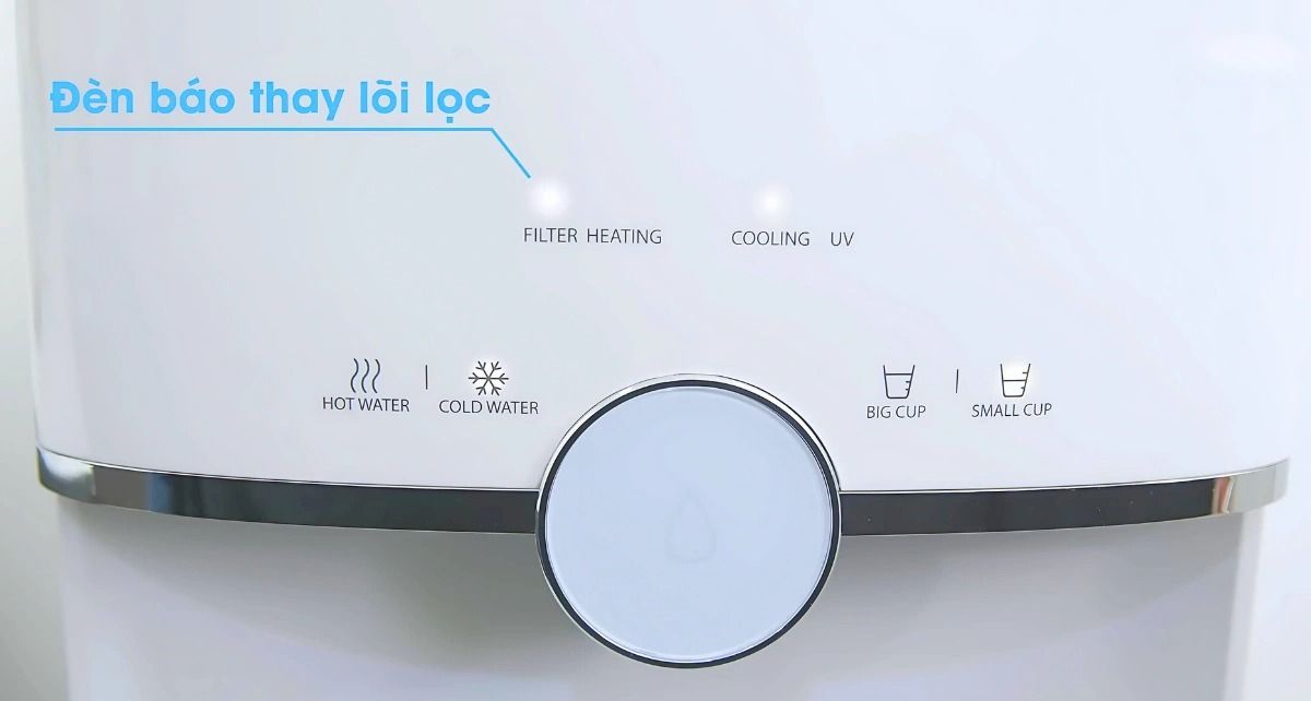 Cảnh báo khi cần thay thế lõi lọc, duy trì hiệu suất lọc, giữ nước tinh khiết tuyệt đối
