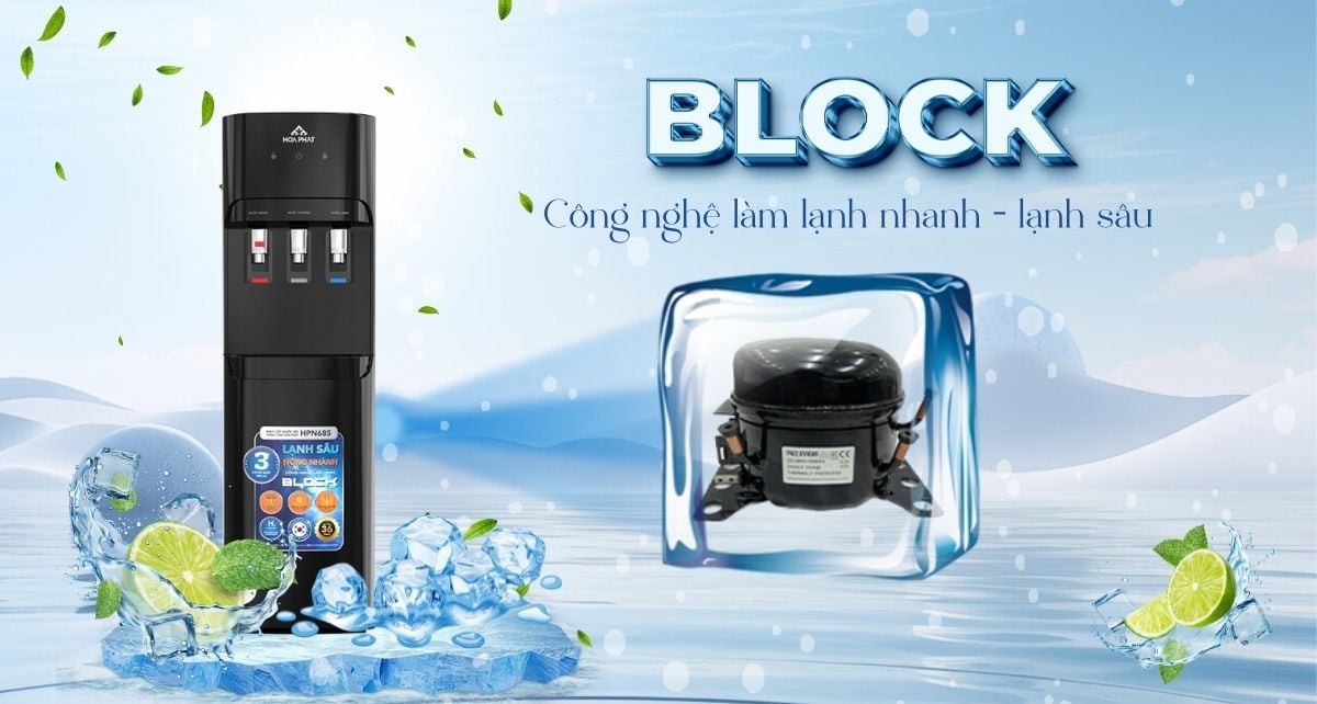 Công nghệ BLOCK tiên tiến cho độ lạnh sâu