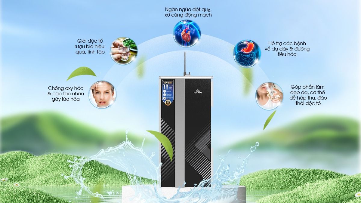 Giàu Hydrogen chống oxy hóa - Tăng cường sức khỏe