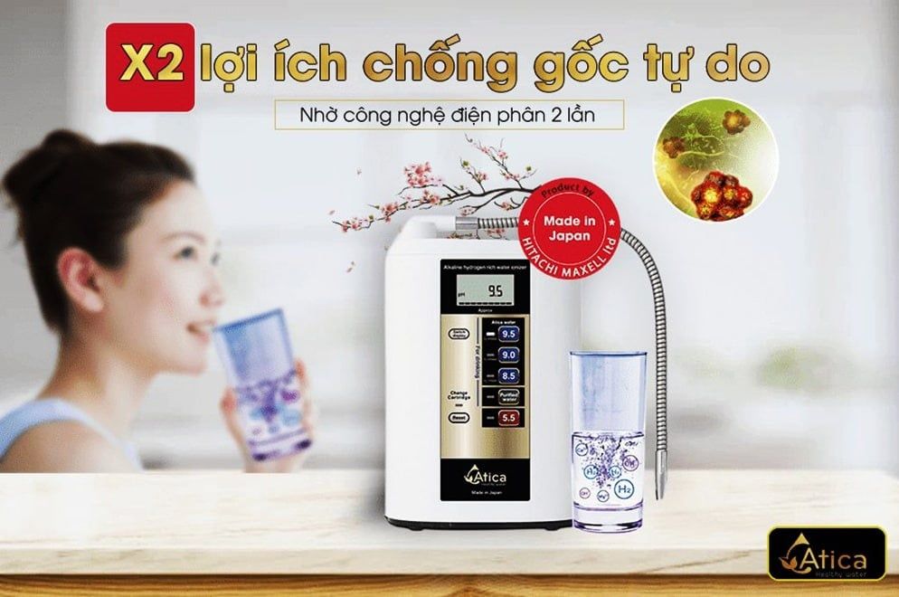 Máy Atica MHW-H5(V) giúp bảo vệ sức khỏe vượt trội