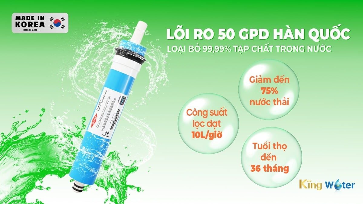 Kangaroo KG10A3 trang bị màng RO Hàn Quốc