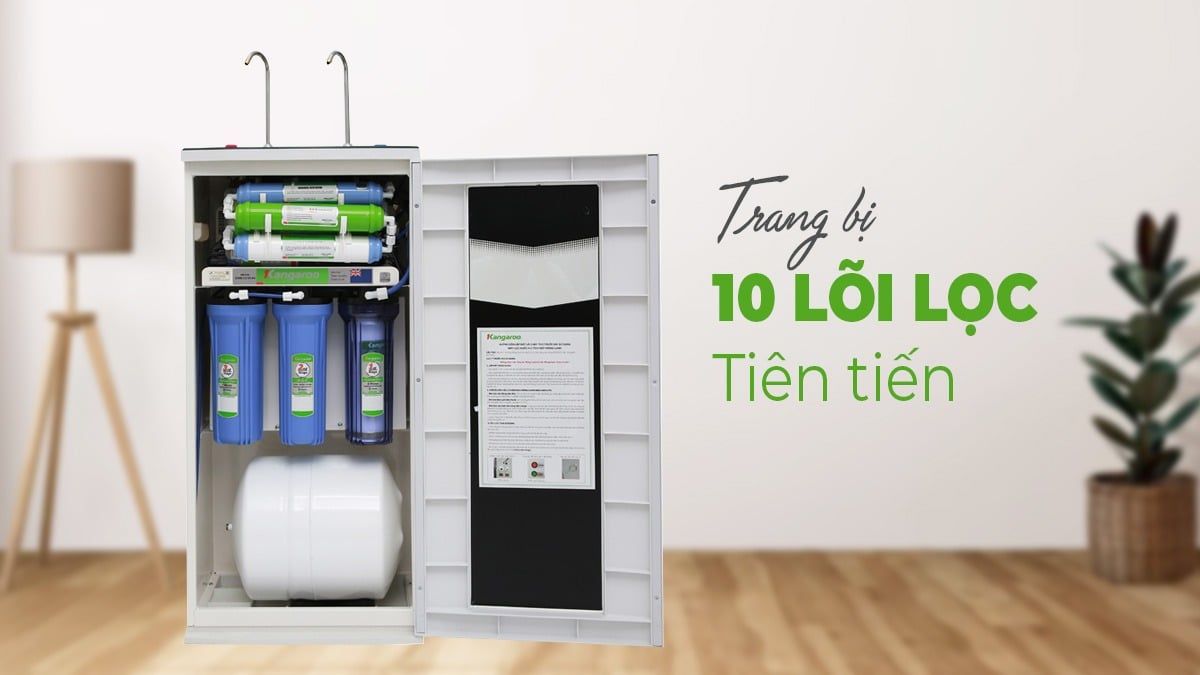 Kangaroo KG10A3 trang bị 10 cấp lọc tiên tiến