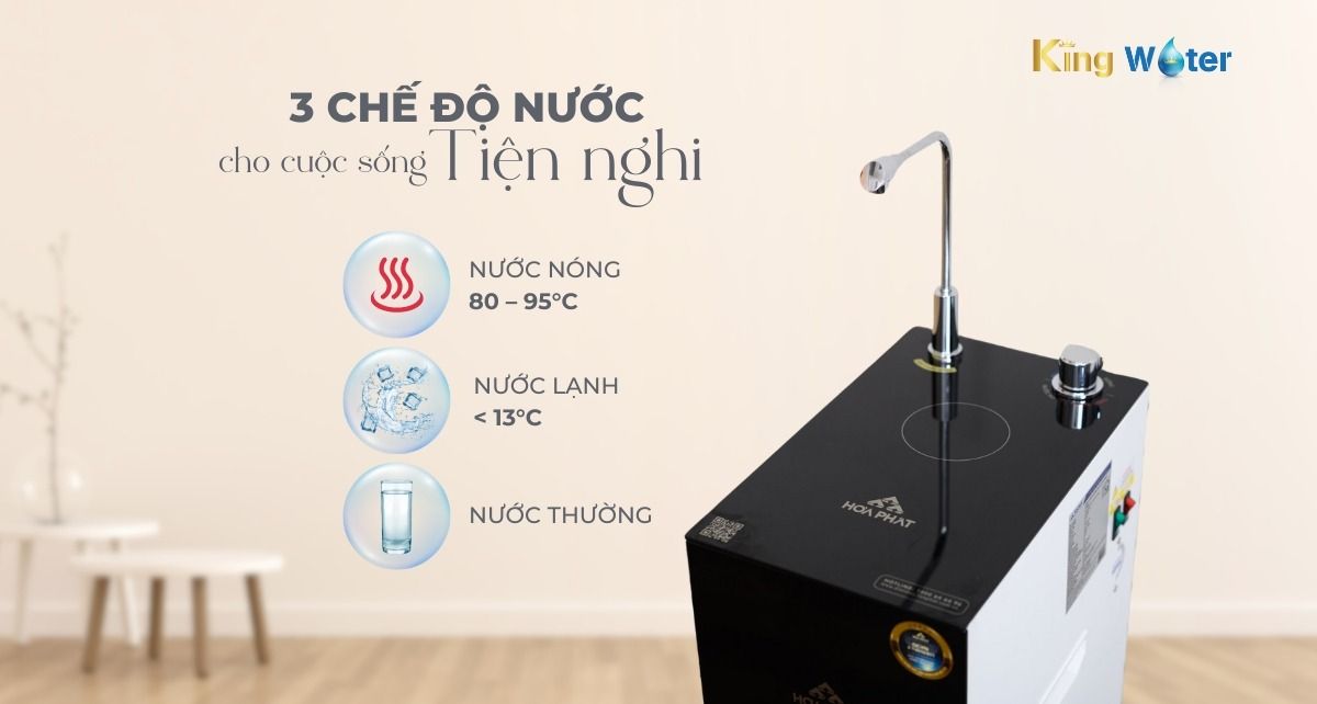 Hòa Phát HPN692 tích hợp 3 chế độ độ nóng, lạnh, nguội