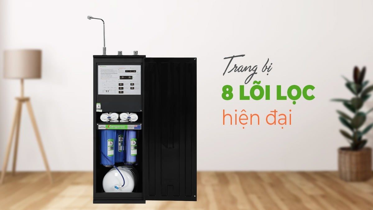 Sở hữu hệ thống 08 lõi lọc ưu việt