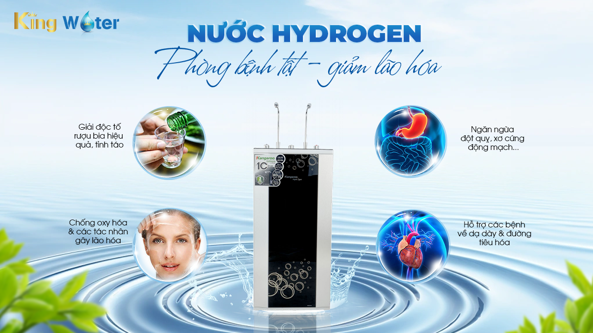 Tạo nước Hydrogen phòng ngừa bệnh tật hiệu quả