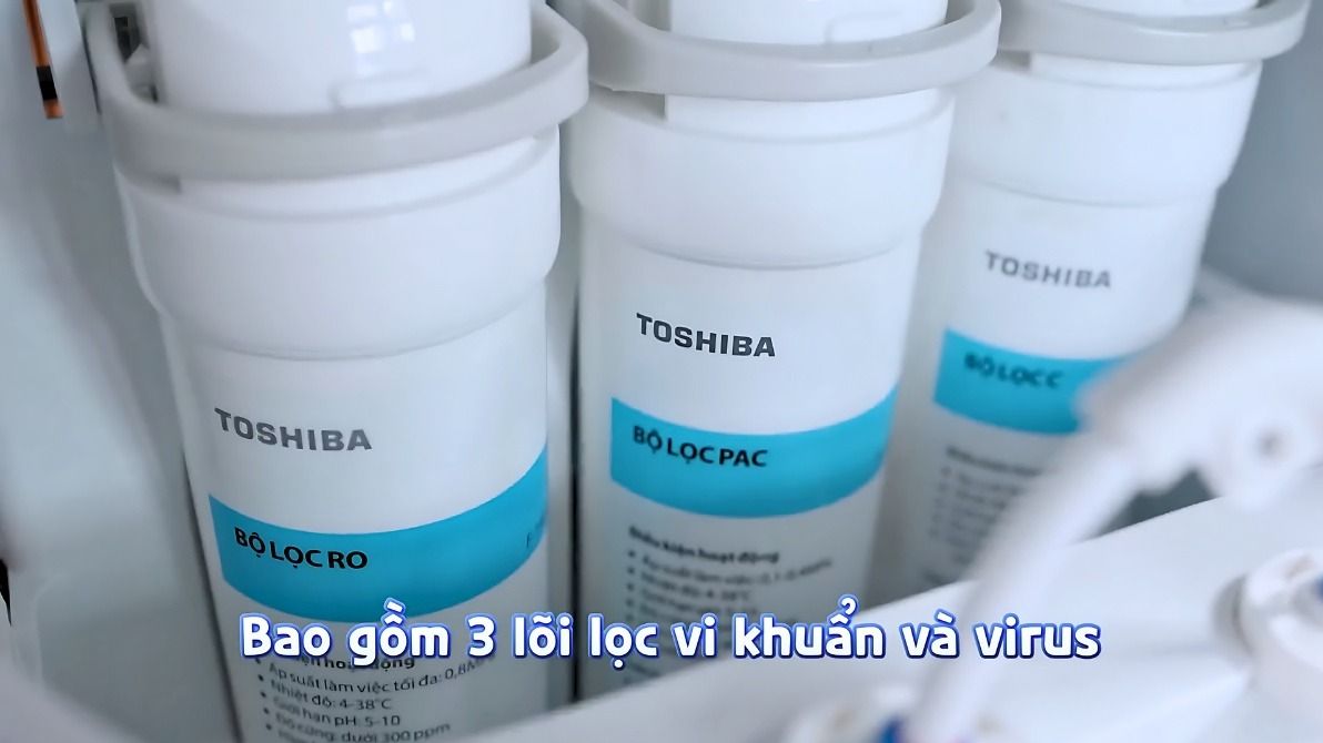 Bộ 3 lõi tiền lọc và lọc tinh