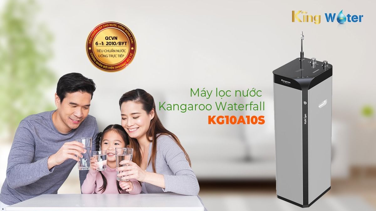 Kangaroo KG10A10S công suất lọc lớn lên đến 20 lít/giờ